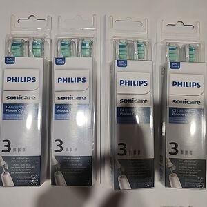 Philips Sonicare C2 Plaque Control Heads - Blue and White Lot Of 4